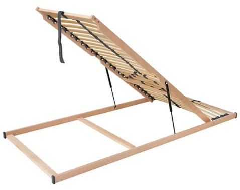 Výklopný lamelový rošt z prednej strany Star P 90x200 cm%